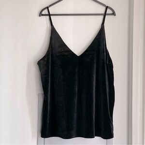 BRUNETTE THE LABEL Black Velvet Camisole
